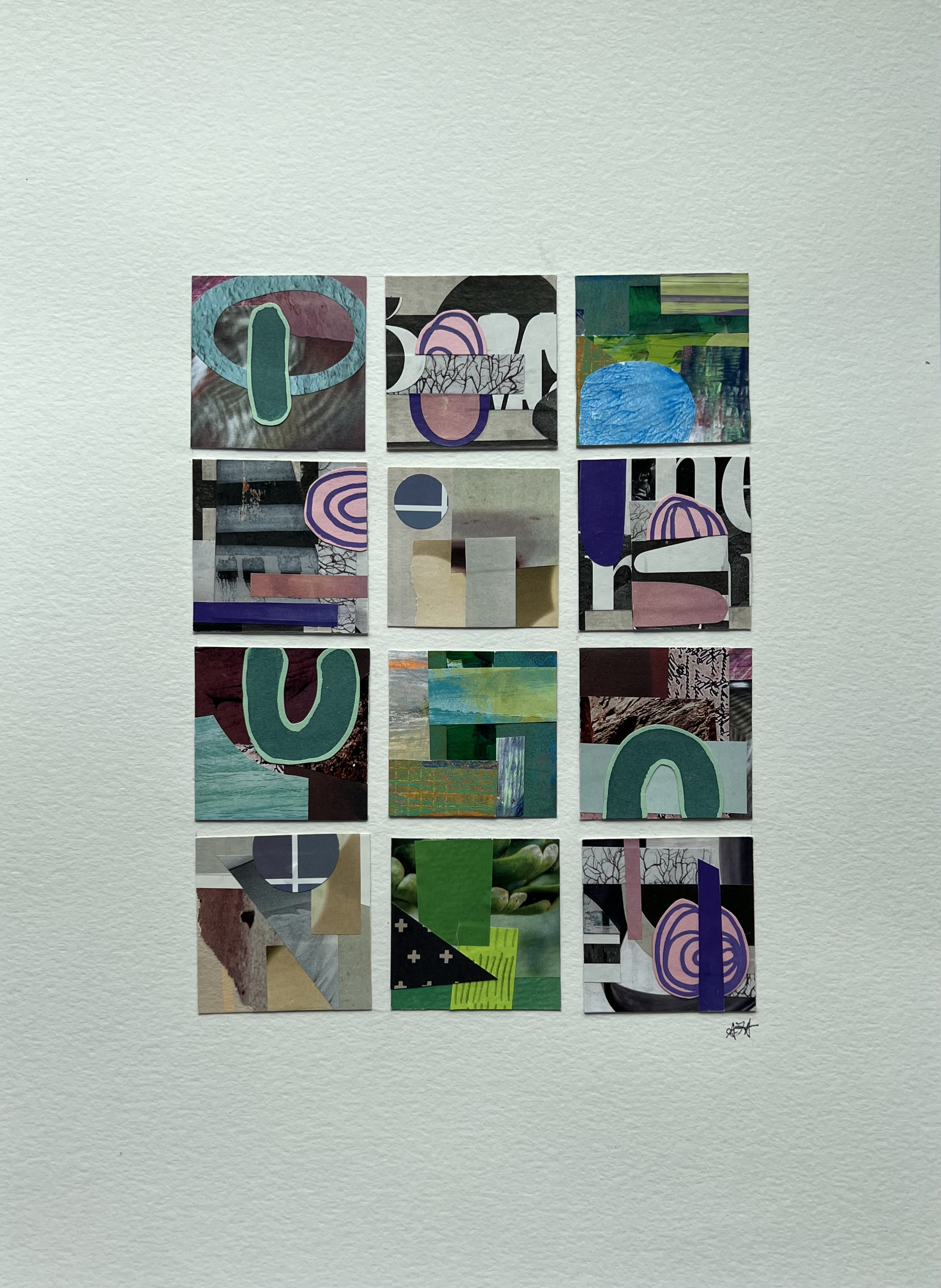 Lost Winds” Original Collage on Paper – Allison Hughes Art